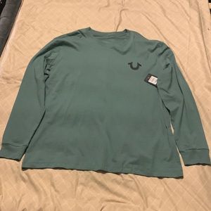 TRUE RELIGION MEN’S SHIRT GREEN XL